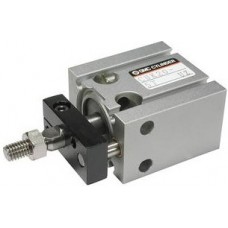 SMC Linear Compact Cylinders CU C(D)UK, Free Mount Cylinder, Non-rotating, Single Acting